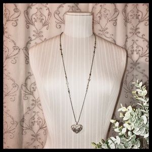 🚫 SOLD • NECKLACE • SILVER HEART